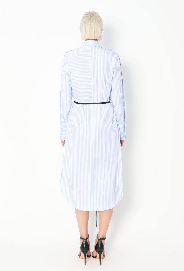 Altuzarra S/S 2020 Belted Pinstripe Dress - 5