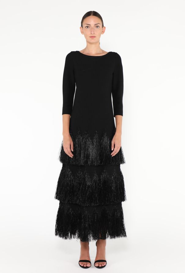 Alaïa Tiered Raffia Gown, S/S 2021 - 1