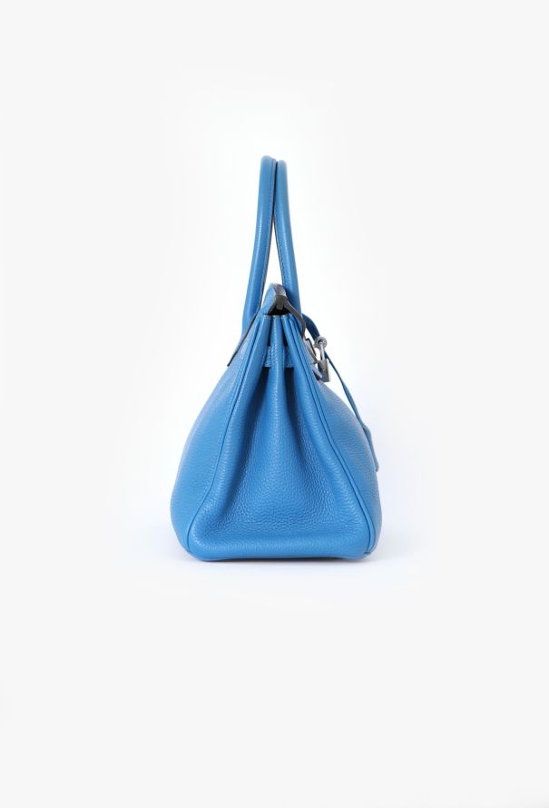 Hermès Bleu Mykonos Togo Birkin 30 - 4