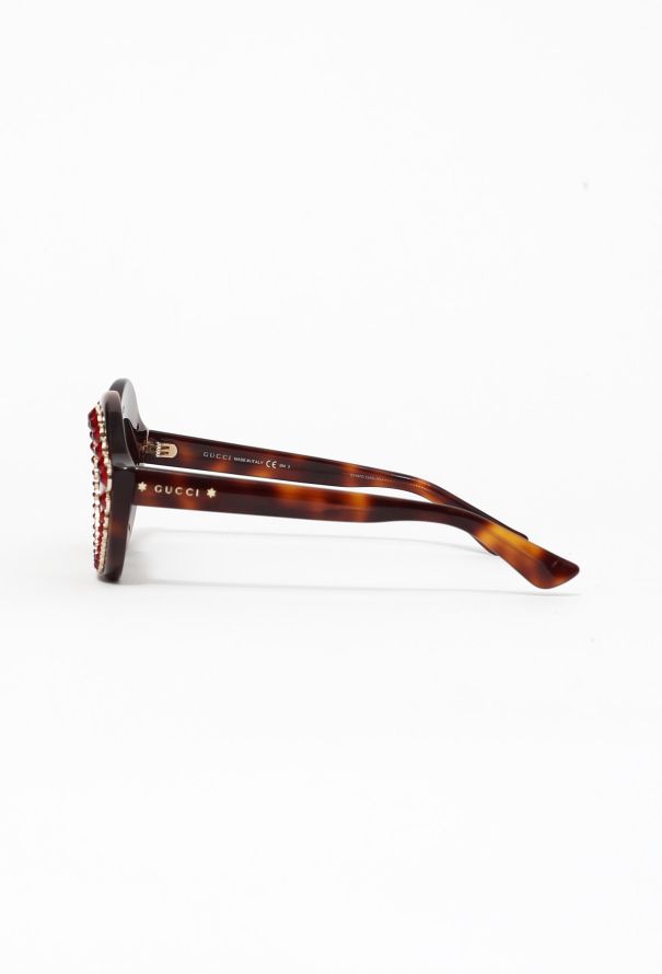 Gucci Strass Lip Cat-Eye Sunglasses - 6