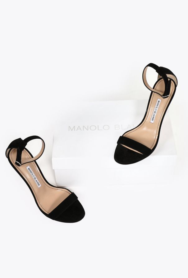 Manolo Blahnik 2023 Suede Chaos Sandals - 6