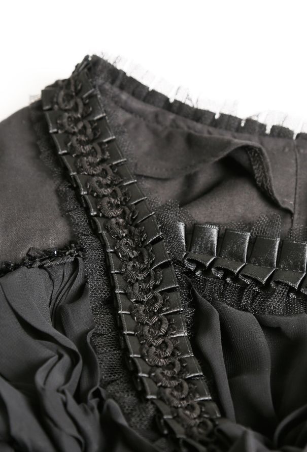 Comme des Garçons 2012 Ruffled Embellished Top - 8