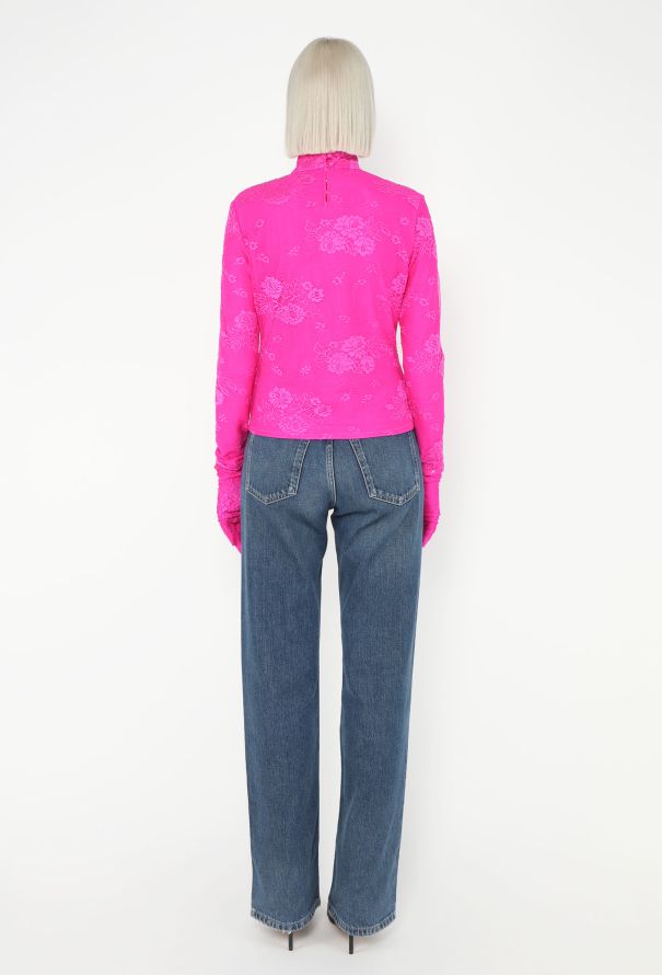Balenciaga S/S 2022 Gloved Lace Top - 4