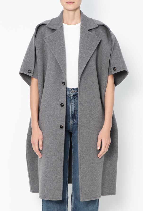 Bottega Veneta 2023 Cashmere Cape Coat - 4