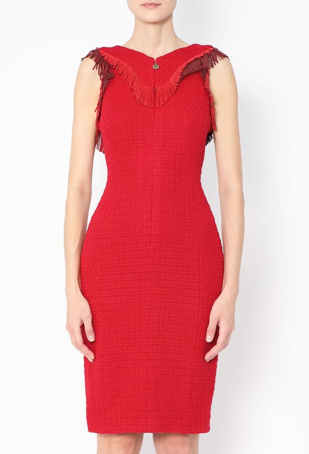 Chanel Pre-Fall 2014 Paris-Dallas Tweed Fringe Dress - 3