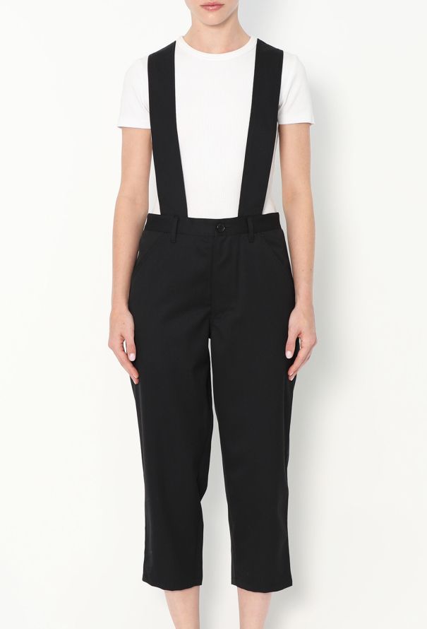 Comme des Garçons 2018 Cropped Suspender Pants - 3