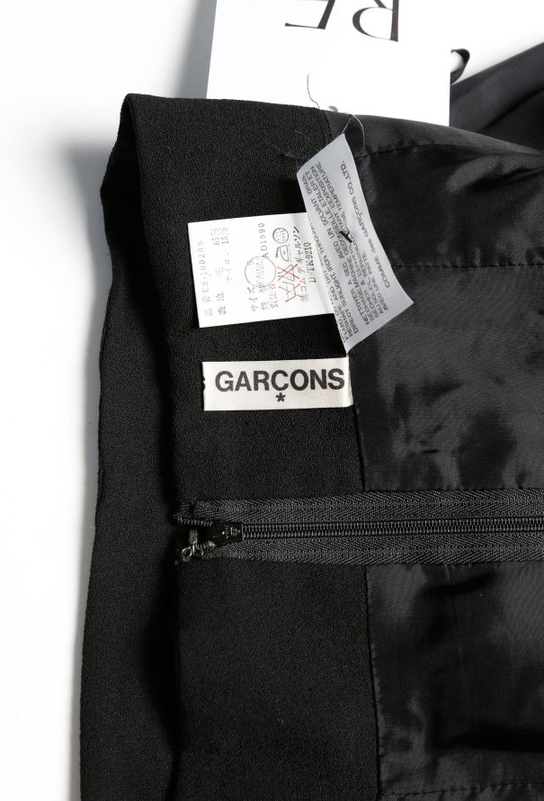Comme des Garçons 1990 Folded Crêpe Suspender Skirt - 4