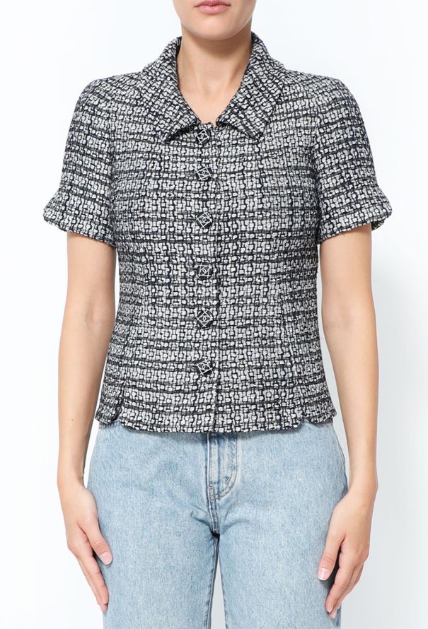 Chanel 2019 Lamé Tweed 'CC' Ensemble - 6