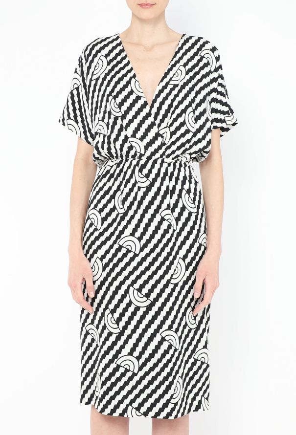 Céline 2021 Geometric Bicolor Dress - 2