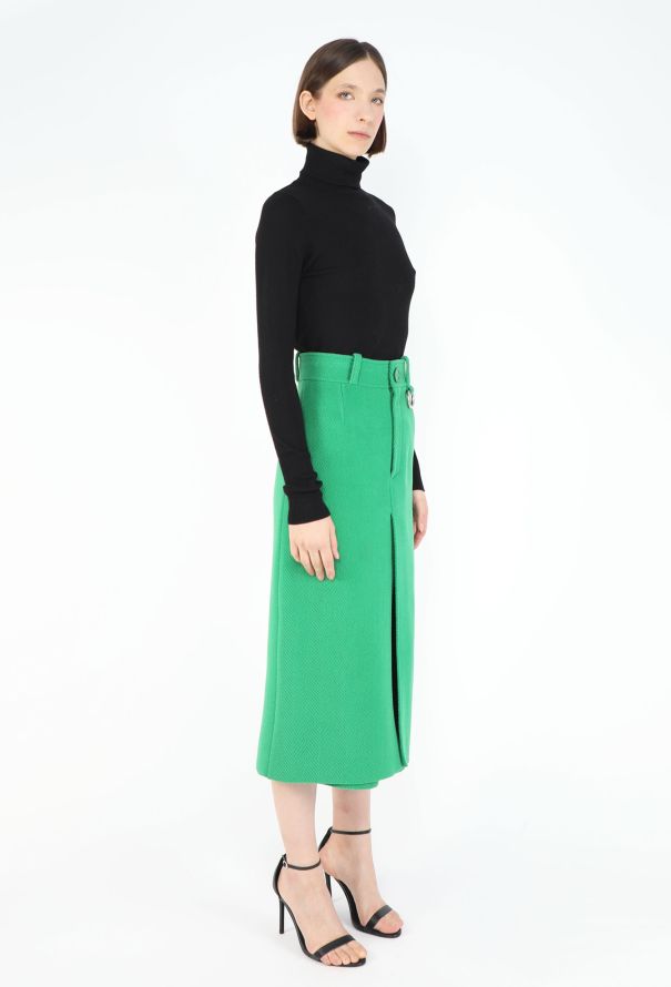 Balenciaga F/W 2018 Chevron Pencil Skirt - 4