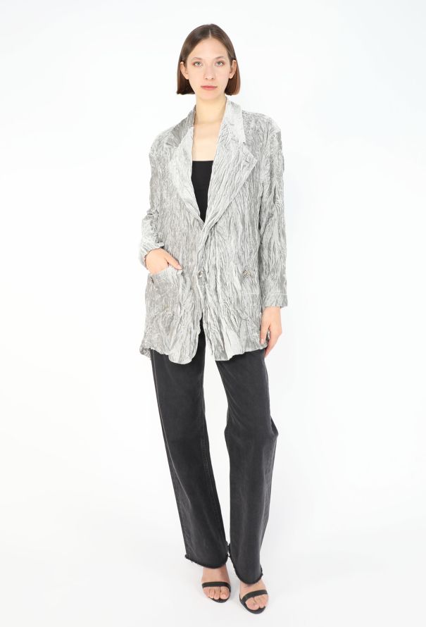 Issey Miyake Crushed Velvet Overshirt, F/W 1993 - 5
