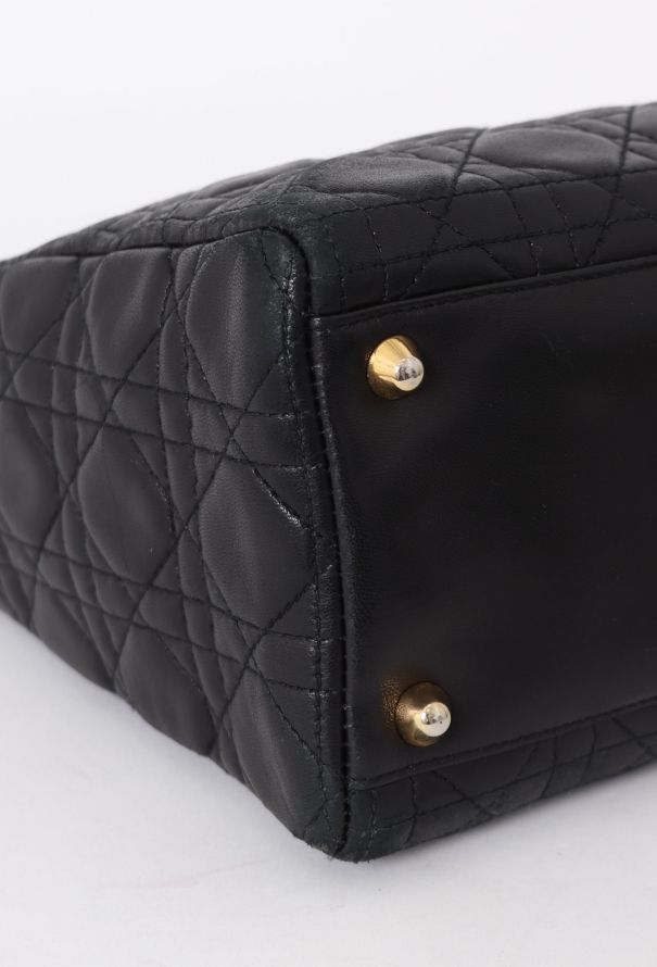 Dior Black Cannage Large Lady Dior - 8