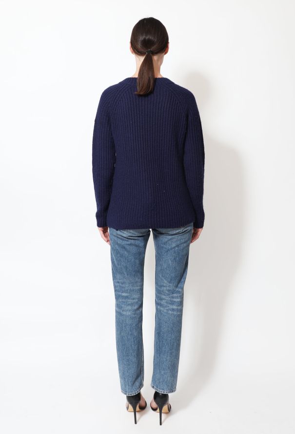 Balenciaga Ribbed Alpaca Sweater - 3
