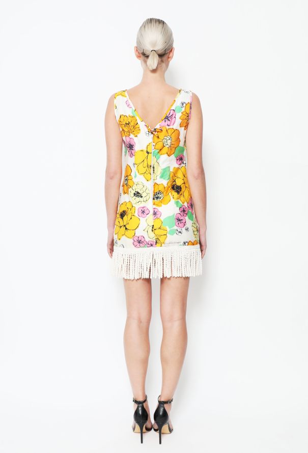 Floral Fringe Dress - 3