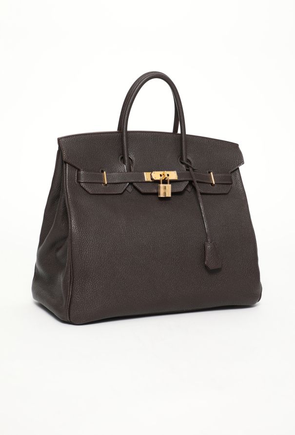 Hermès Ebène Mysore HAC Birkin 35 - 4