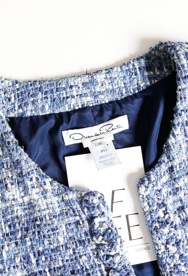 Oscar De La Renta Pre-Fall 2013 Tweed Cropped Jacket - 6