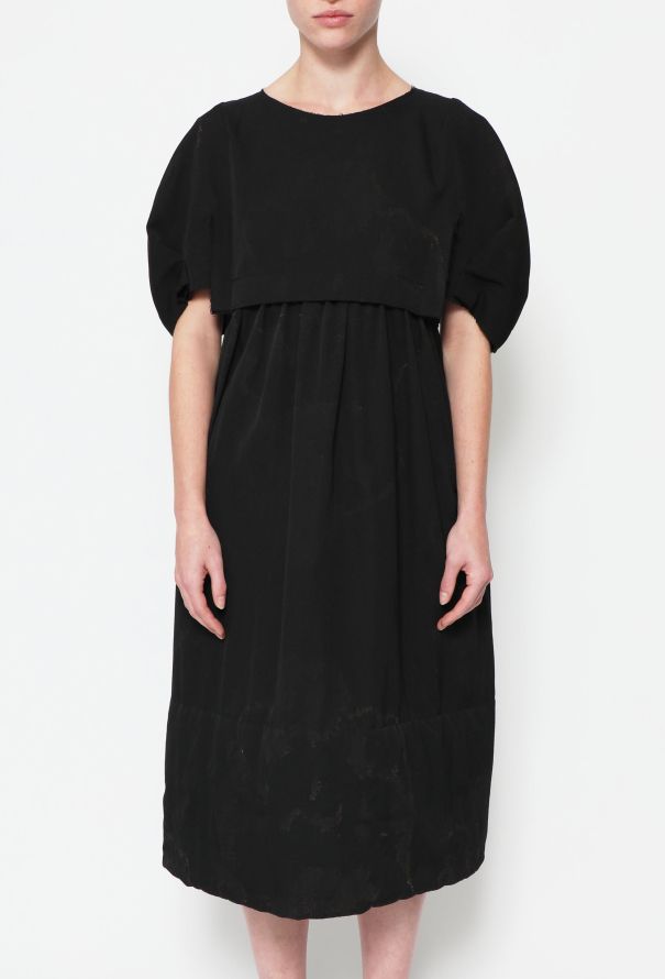 Comme des Garçons Tainted Wool Dress - 3