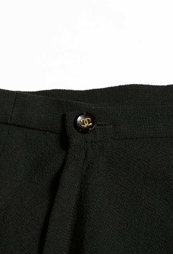 Chanel Vintage Crêpe Wrap Skirt - 5