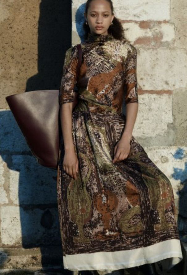 Céline Printed Silk Maxi Dress, Resort 2018 - 2