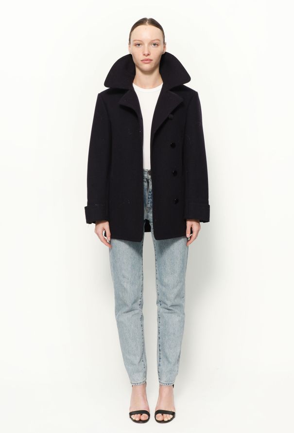 Céline F/W 2010 Wool Peacoat - 7