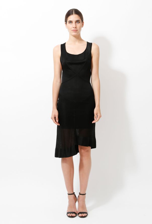 Alaïa 90s Cross Back Asymmetrical Dress - 1