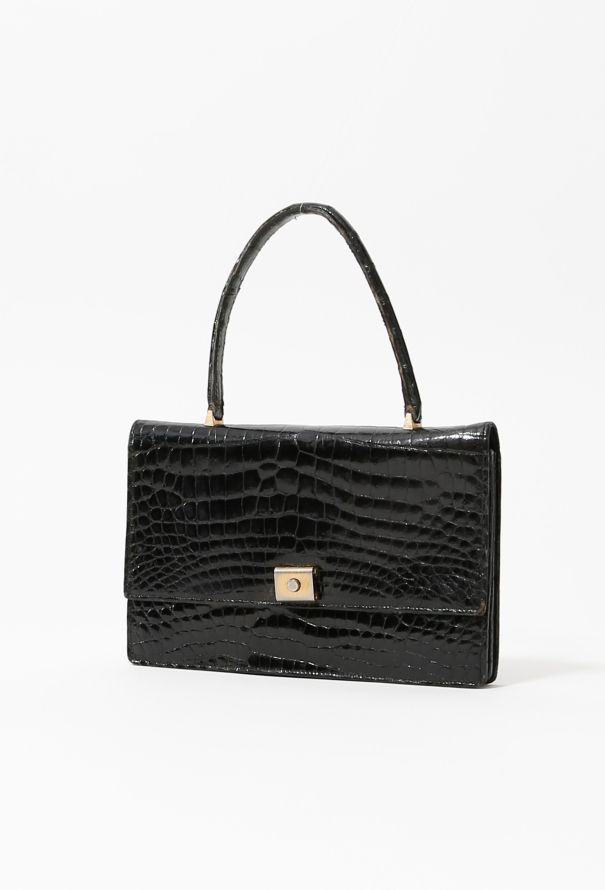 '60s Crocodile Piano Bag - 3