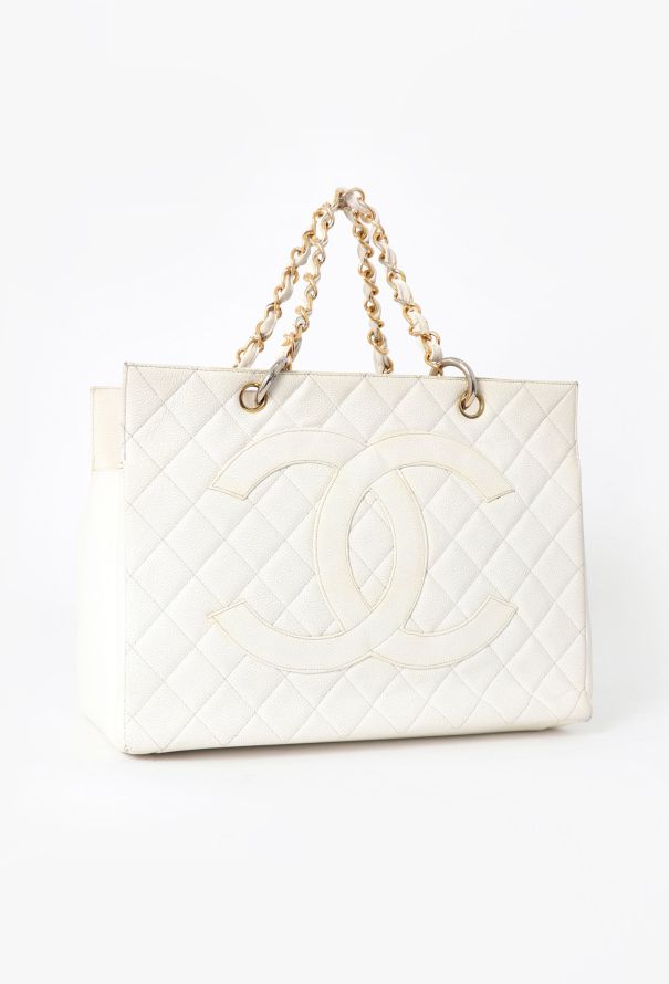Chanel '90s Caviar Shopping Tote Bag - 2