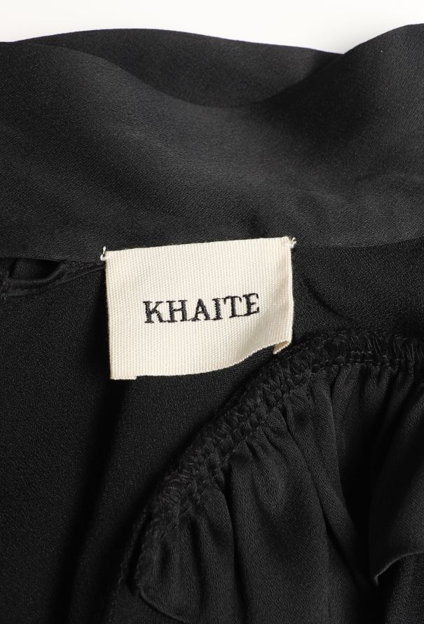 Khaite F/W 2018 Crêpe Lavallière Dress - 8