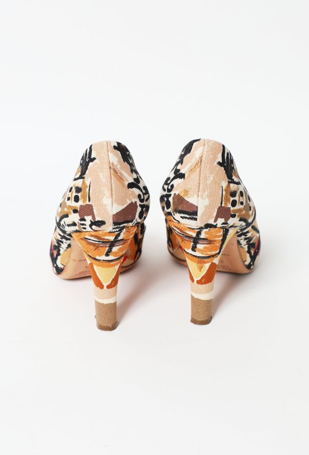 Prada S/S 2004 Paintbrush Pumps - 6