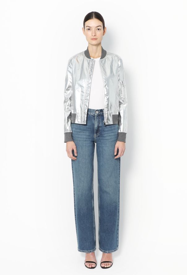Paco Rabanne 2018 Metallic Bomber Jacket - 2