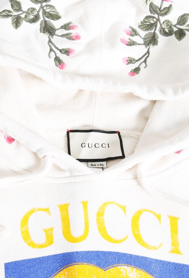 Gucci Embroidered Classic 'GG' Hoodie - 4