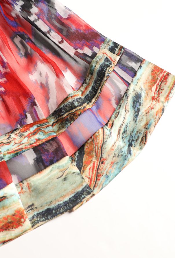 Balenciaga Iconic F/W 2007 Ikat Silk Dress - 7