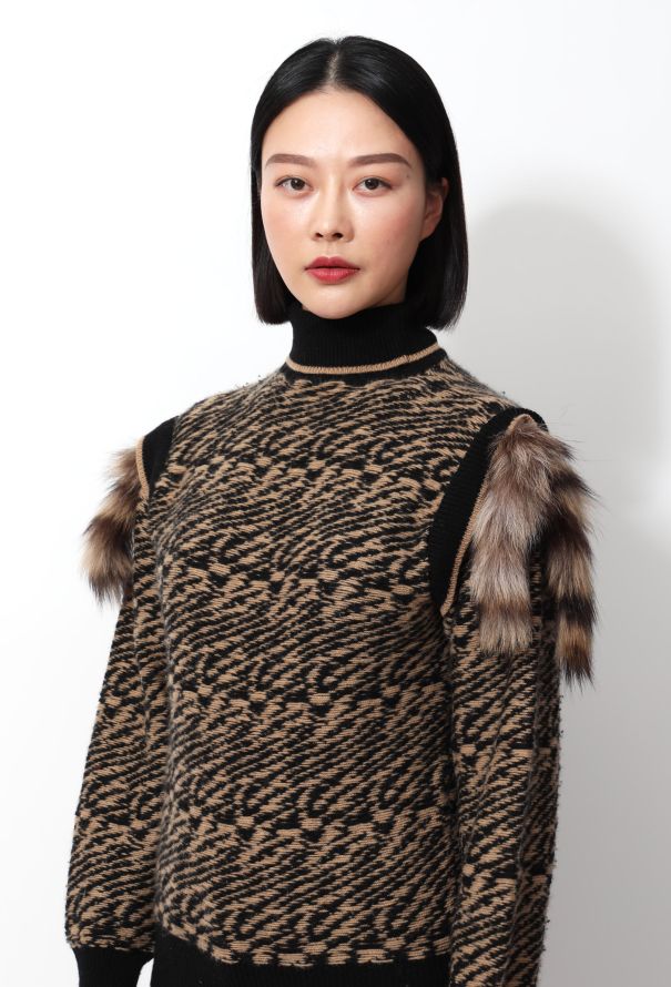 Balenciaga Collector F/W 2000 Cashmere Fur Sweater - 1