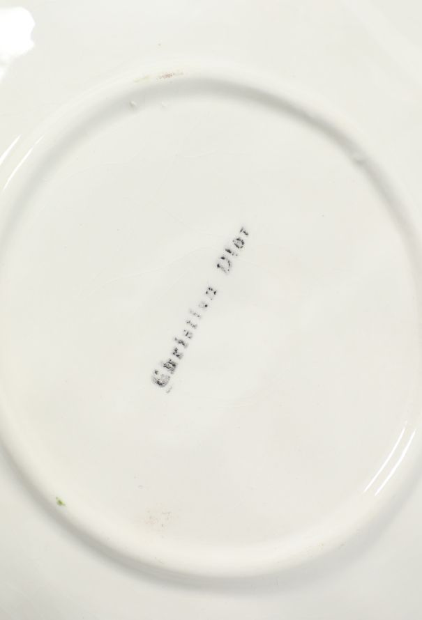 Dior '70s Porcelain Cabbage Plate Set - 6