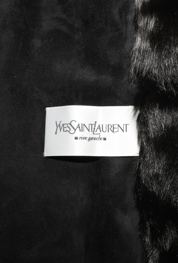 Saint Laurent Fur-Lined Embroidered Suede Coat, F/W 2001 - 7