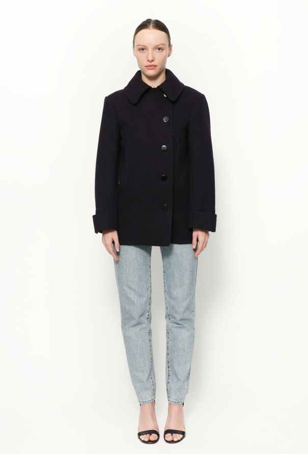 Céline F/W 2010 Wool Peacoat - 5