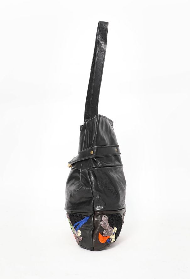 Chloé Embroidered Joan Bucket Bag - 5