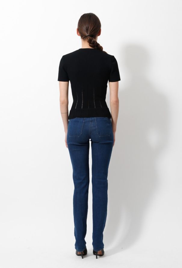 Alaïa Fitted Knit Top - 4