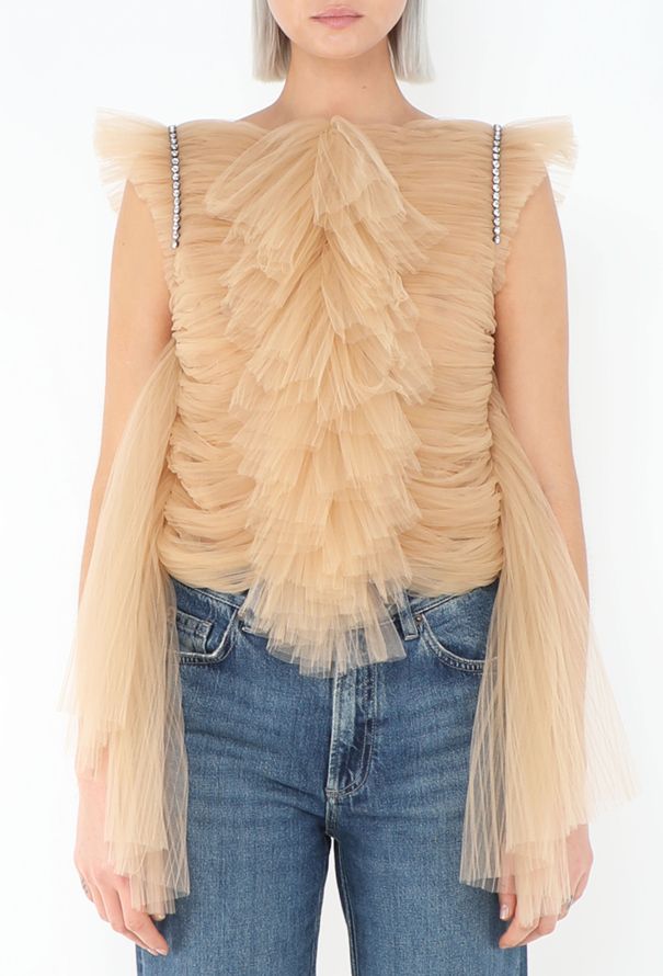 Khaite S/S 2020 Dionne Tulle Top - 1