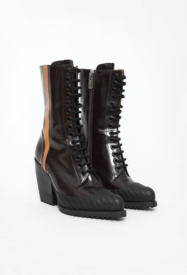 Chloé F/W 2018 Rylee Lace-up Boots - 3