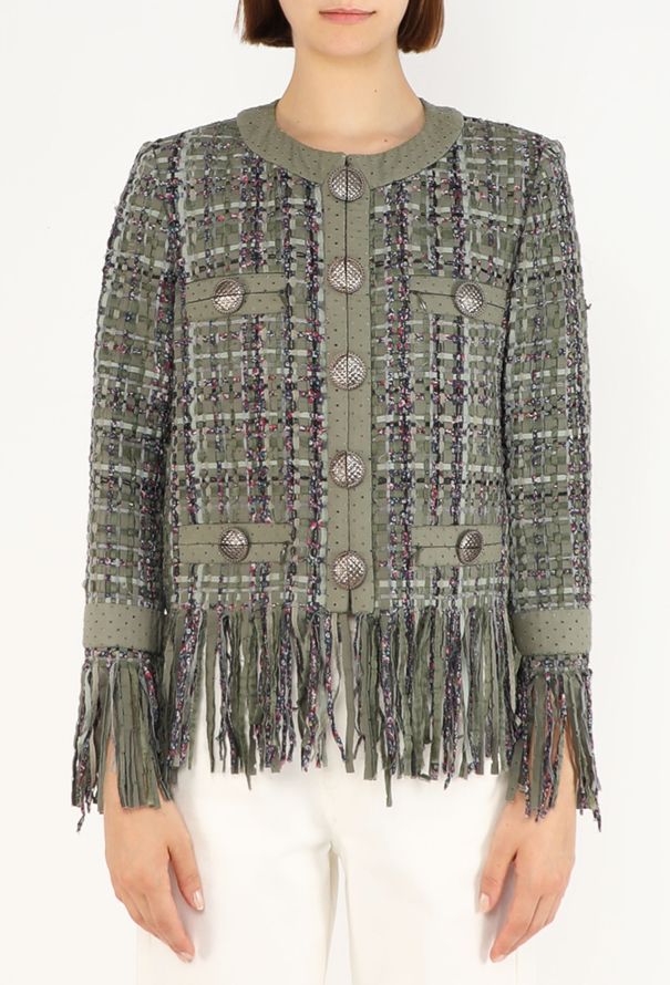 Chanel Lesage Tweed Fringe Jacket, Resort 2017 - 5