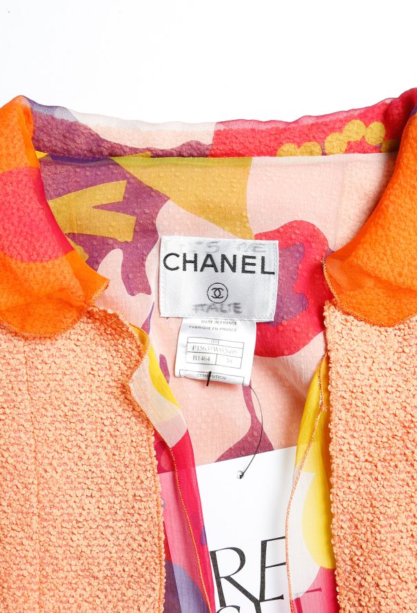 Chanel S/S 2000 Silk Chiffon Bouclé 3-Piece Ensemble - 8