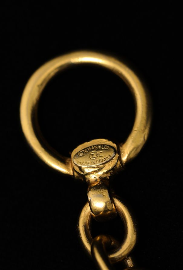 Chanel Vintage Amati Emblem Charm Bracelet - 5