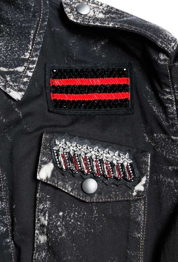 Miu Miu Washed Épaulette Denim Jacket - 6