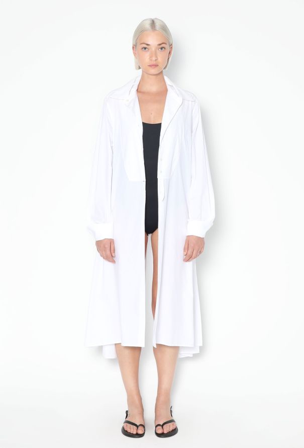 Ann Demeulemeester Button-Up Tunic Dress - 4