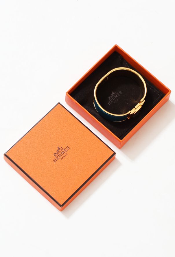 Hermès Teal 'H' Clic Clac Bracelet - 5