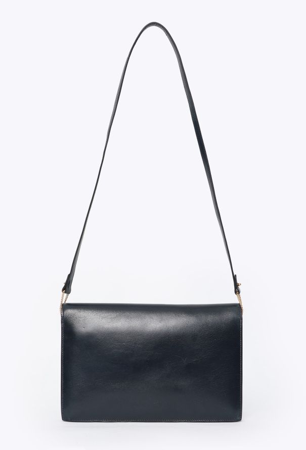 Hermès '70s Navy Box Lydie Bag - 4
