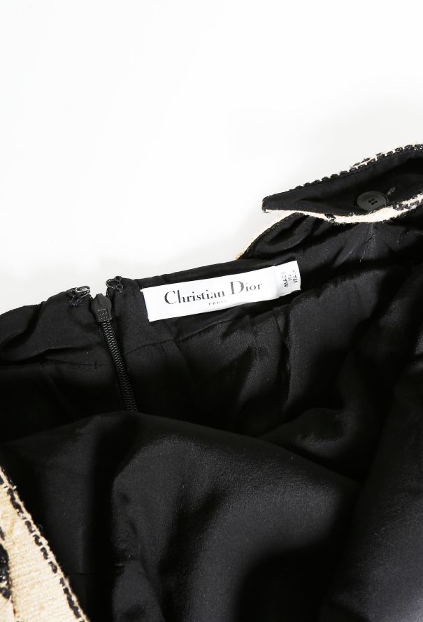 Dior S/S 2020 Woven Silk Skater Dress - 5