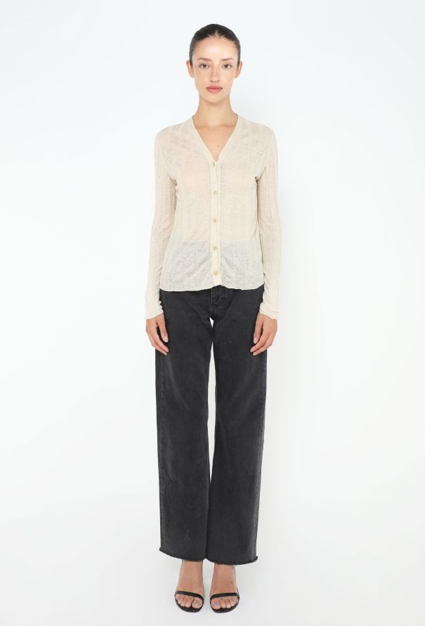 The Row 2023 Dwin Linen Cardigan - 2