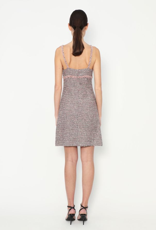 Chanel 2013 Frayed Tweed Dress - 5